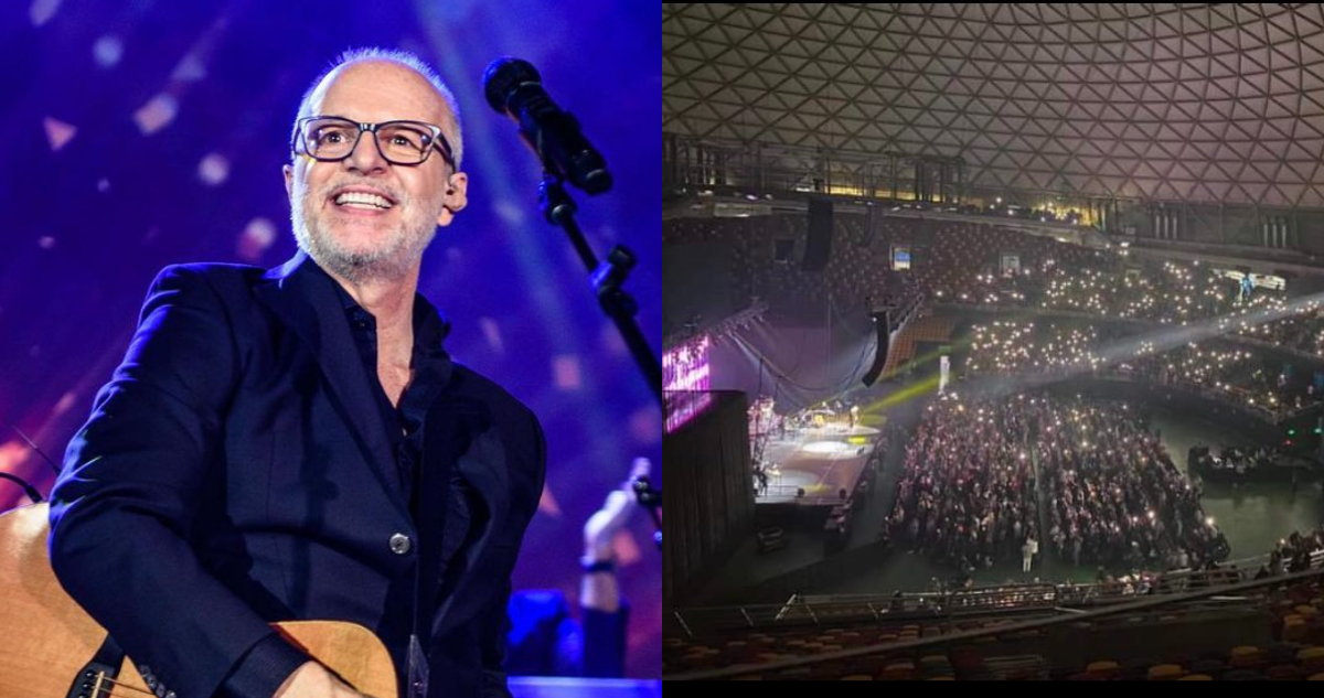 Alberto Plaza aclara foto falsa de su concierto en el Movistar Arena: “Yo la retuiteé”