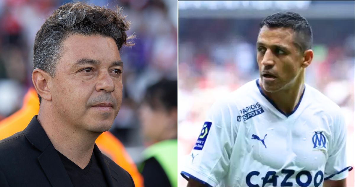 Golpe para Alexis Sánchez: revelan que Marcelo Gallardo rechazó la propuesta para ser DT del Marsella