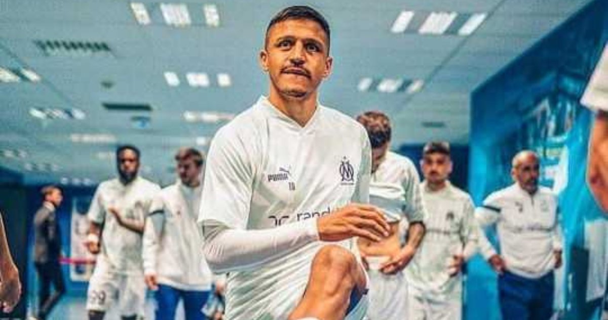 Alexis Sánchez genera pánico en el Olympique de Marsella.
