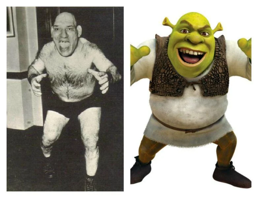 La similitud con Shrek llevó a la leyenda urbana de que DreamWorks se inspirara en su personaje Shrek