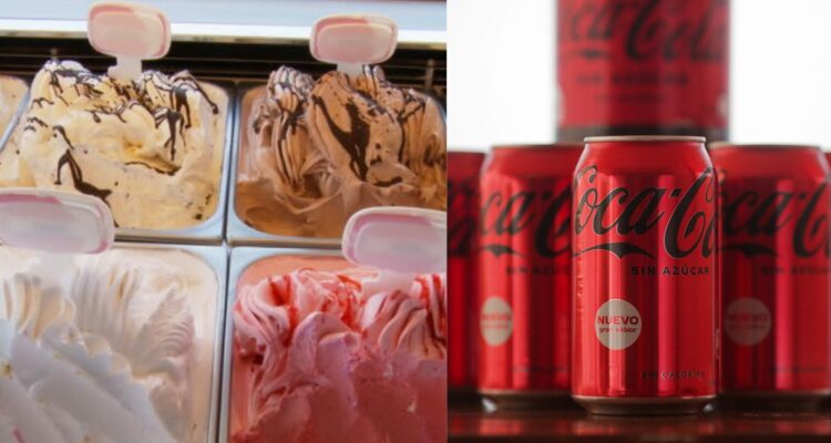 Bebidas carbonatadas y helados tienen aspartamo.