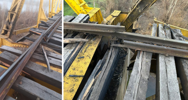 Fiscalía confirma el uso de artefacto explosivo en atentado a puente ferroviario en Ñuble