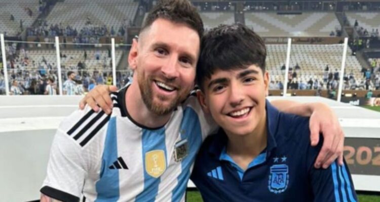 Hijo del Kun Agüero dejó potentísimo mensaje contra el PSG por la salida de Messi