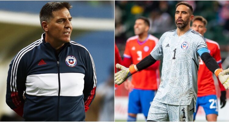 Eduardo Berizzo y Claudio Bravo