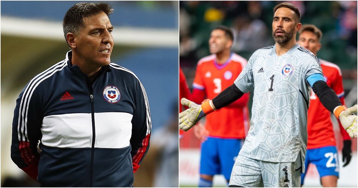 Eduardo Berizzo y Claudio Bravo