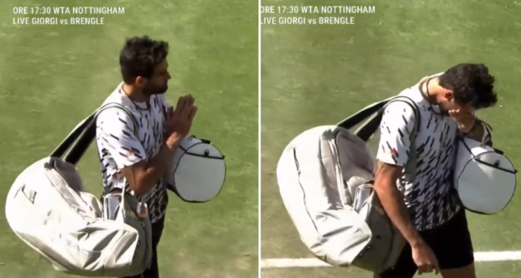 Matteo Berretini abandona entre lágrimas el ATP de Stuttgart.