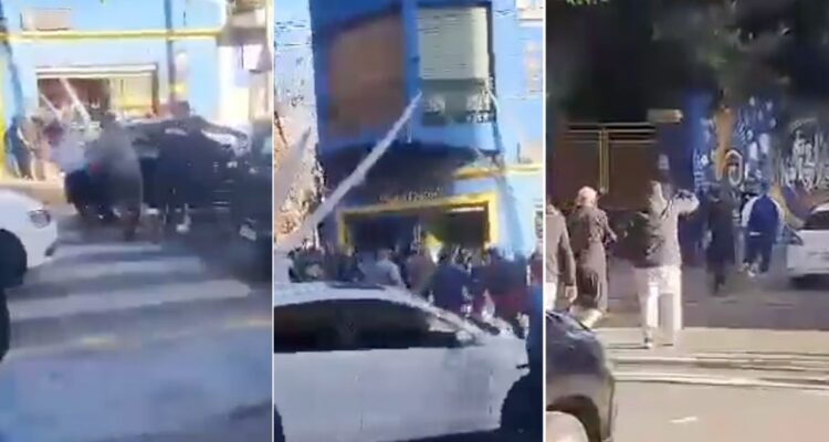 Barristas de Boca Juniors golpearon a hinchas de Colo Colo cerca de La Bombonera