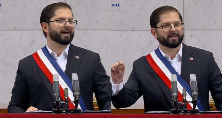 Boric y Gabriela Mistral