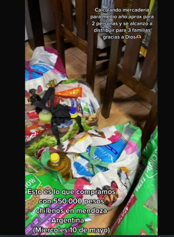Los artículos comprados por pareja chilena en Mendoza, van desde unos de primera necesidad hasta otros de aseo personal y del hogar