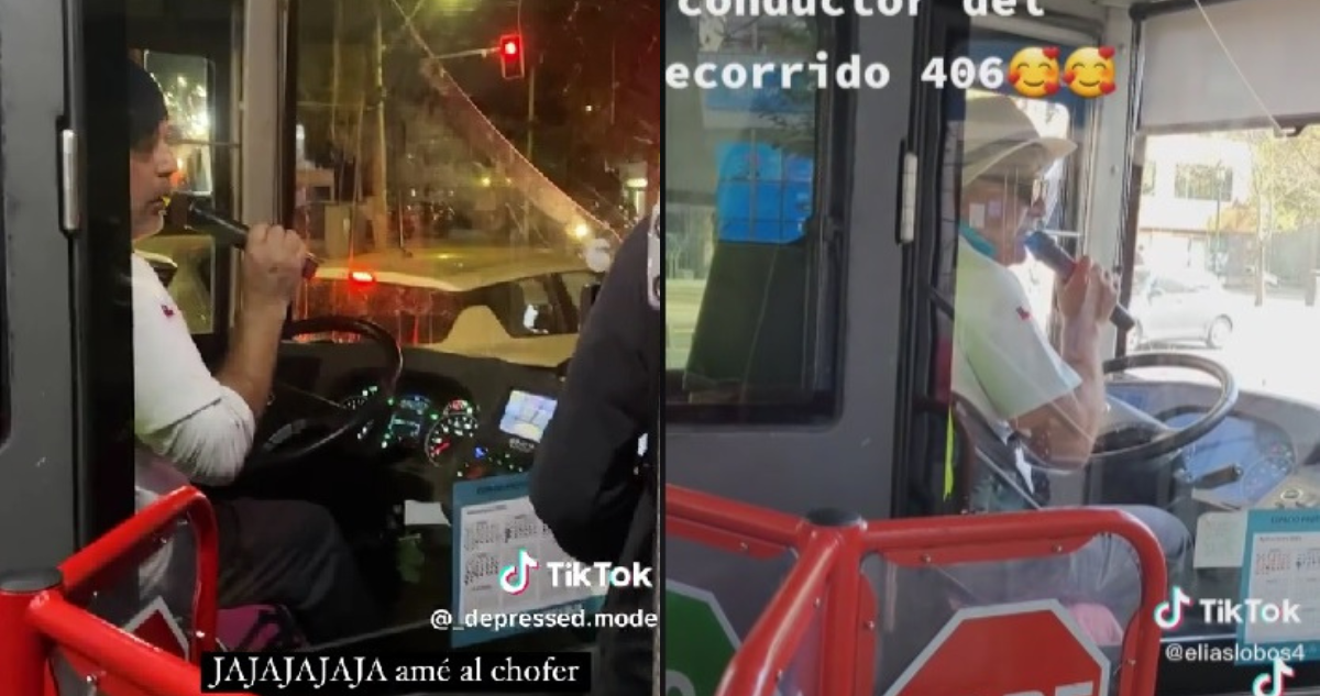 Chofer animador del transporte público