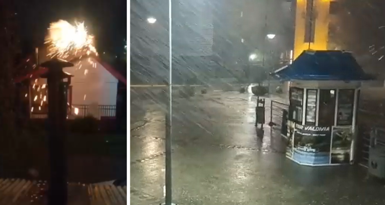 Suspenden clases para la región de Los Ríos por sistema frontal: hay 13 mil clientes sin electricidad