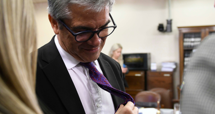 Corbata de Mario Marcel