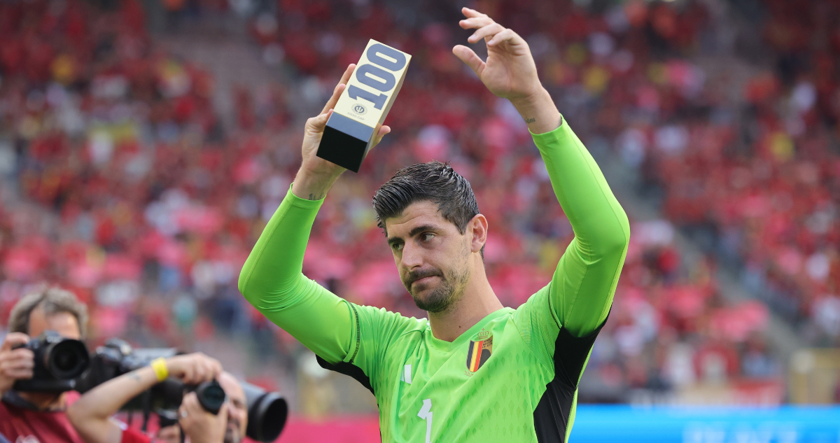 El berrinche de Thibaut Courtois en la selección belga.