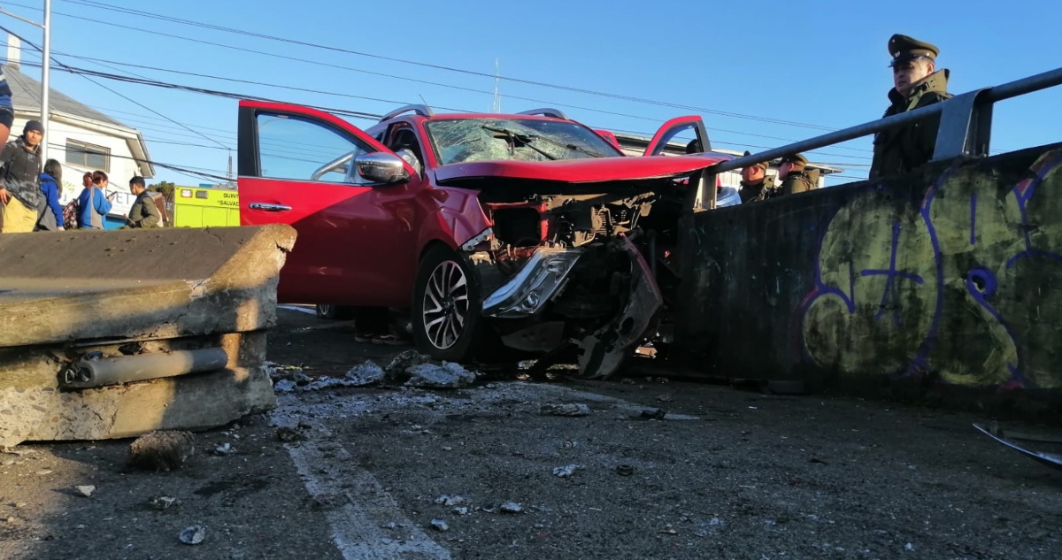 Delivery provoca accidente de tránsito en Osorno