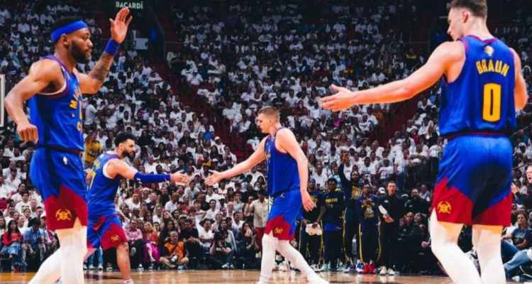 Denver arrasa en la noche de Miami y se adelantan en las finales de NBA.