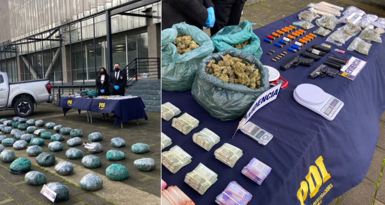 Desbaratan banda narco en Valdivia