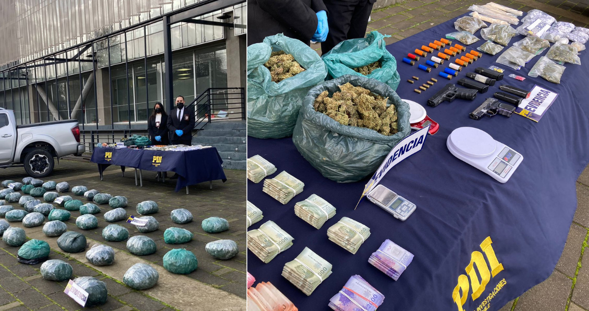 Desbaratan banda narco en Valdivia