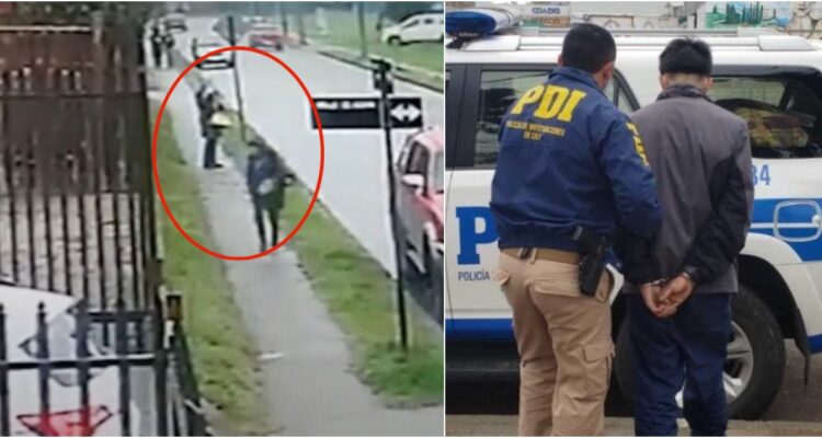 Detienen a acusado de asaltar a adulta mayor en Valdivia