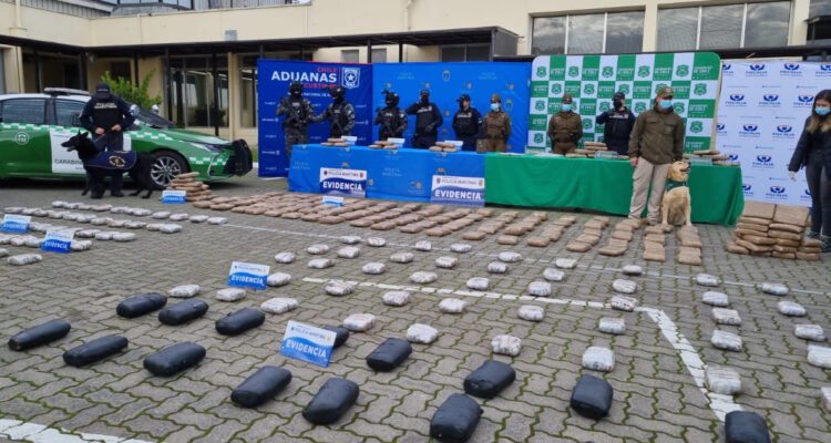 Droga creepy incautada en puerto de Valparaíso