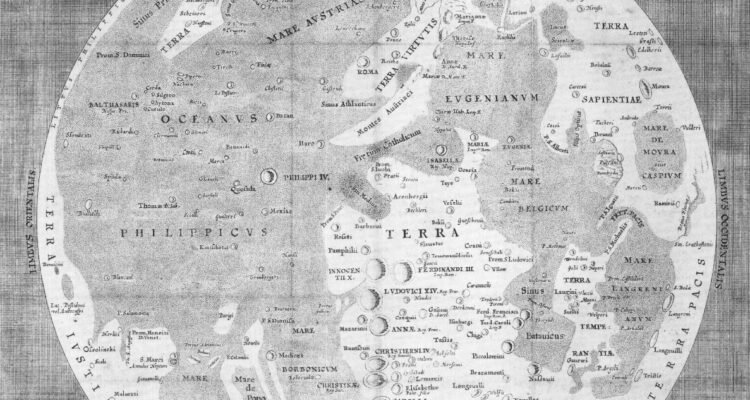 Primer mapa detallado de la Luna, Langrenus | 1645