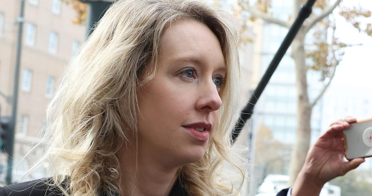 Elizabeth Holmes.