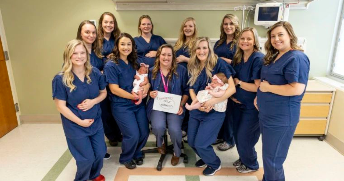 12 enfermeras embarazadas en EEUU