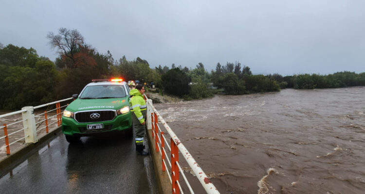 evacuan a familias en regin de ñuble en san fabian alico