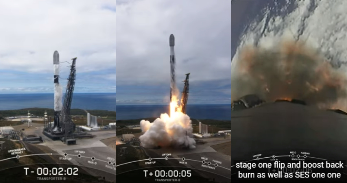 Satélite chileno FASat-Delta despegó exitosamente desde California en un cohete Falcon 9