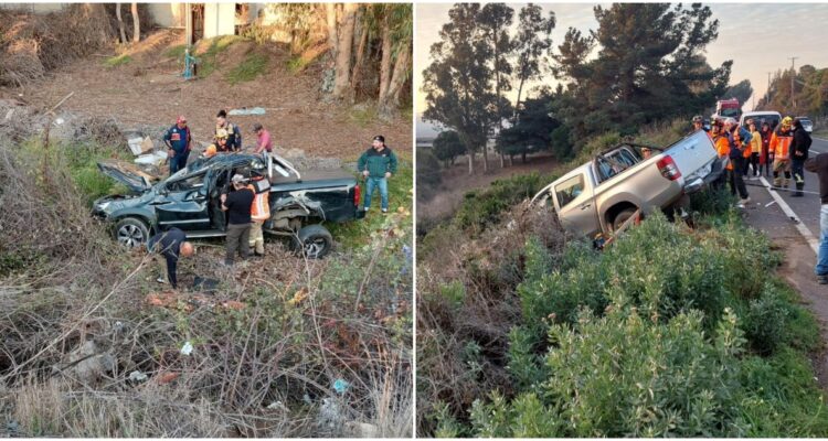 Accidente en ruta que une Quintero con Concón