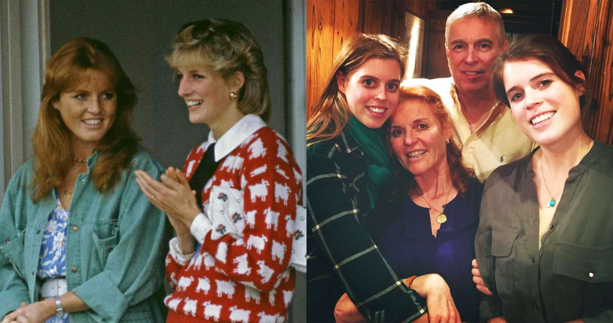 FERGIE, LADY DI Y SU FAMILIA