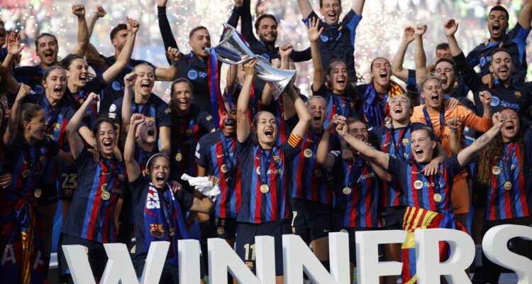 Barcelona se coronó campeón de la Champions League Femenina.