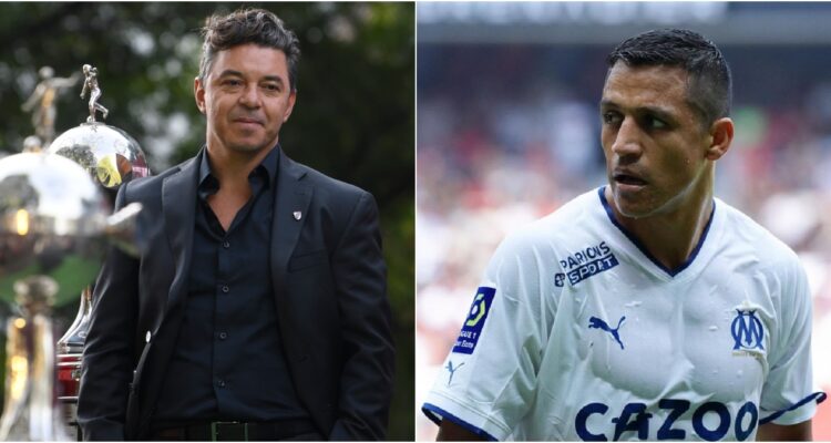 Marcelo Gallardo y Alexis Sánchez