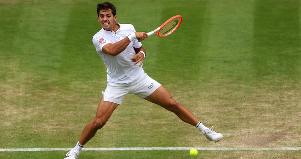 Cristian Garín recibe duro portazo de parte de Wimbledon.
