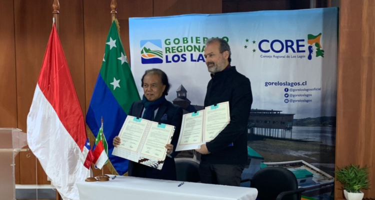 Gobierno Regional de Los Lagos firma acuerdo de cooperación comercial y cultural con Indonesia