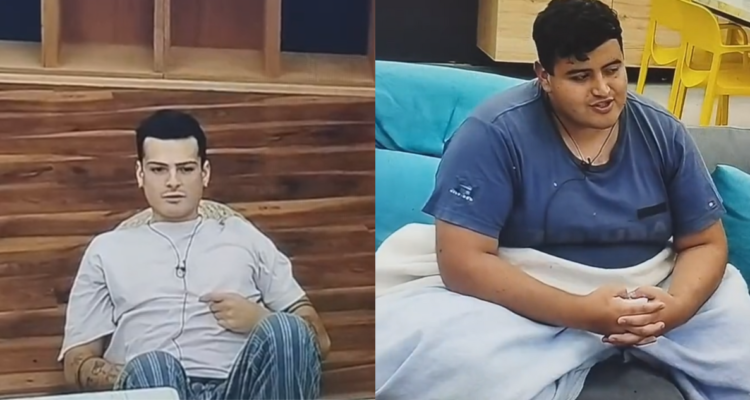 Benjamín Lagos (izquierda) y Rubén Gutiérrez (derecha) de Gran Hermano GH