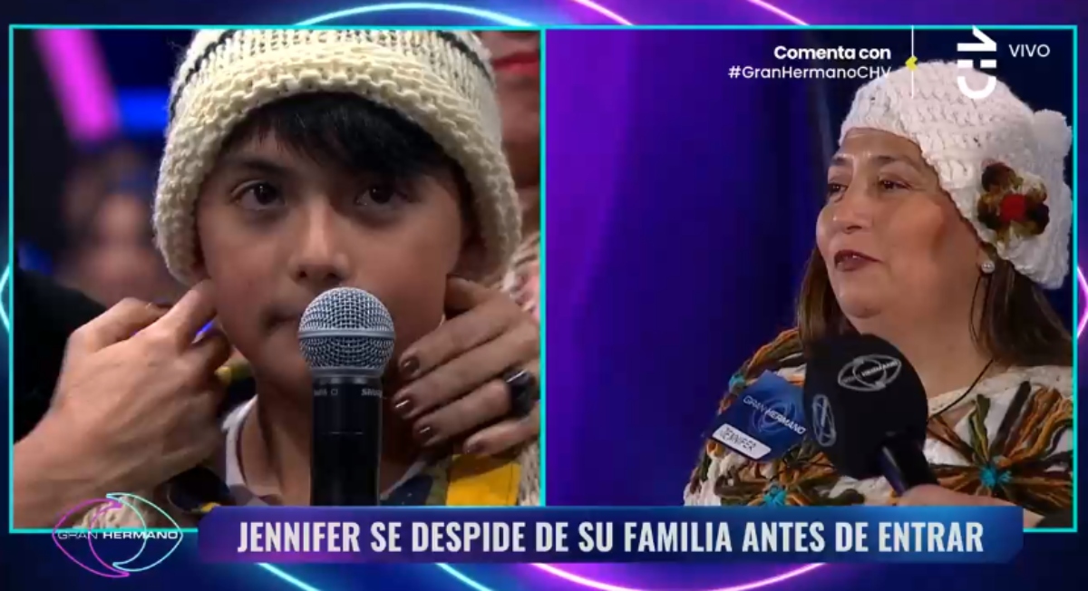 Primer momento emotivo de "Gran Hermano": chilota se despidió de su hijo antes de ingresar al encierro