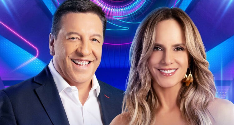 Los conductores de Gran Hermano, Julio César Rodríguez y Diana Bolocco. El reality tendrá su estreno este mes.