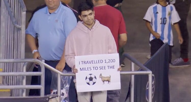 Hincha viaja casi 2.000 kms para ver a Messi en Inter Miami: su viral reacción al saber que no estaba