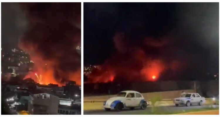 Incendio de grandes proporciones afecta mercado central de Acapulco
