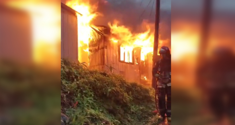 cadáver hombre incendio Corral