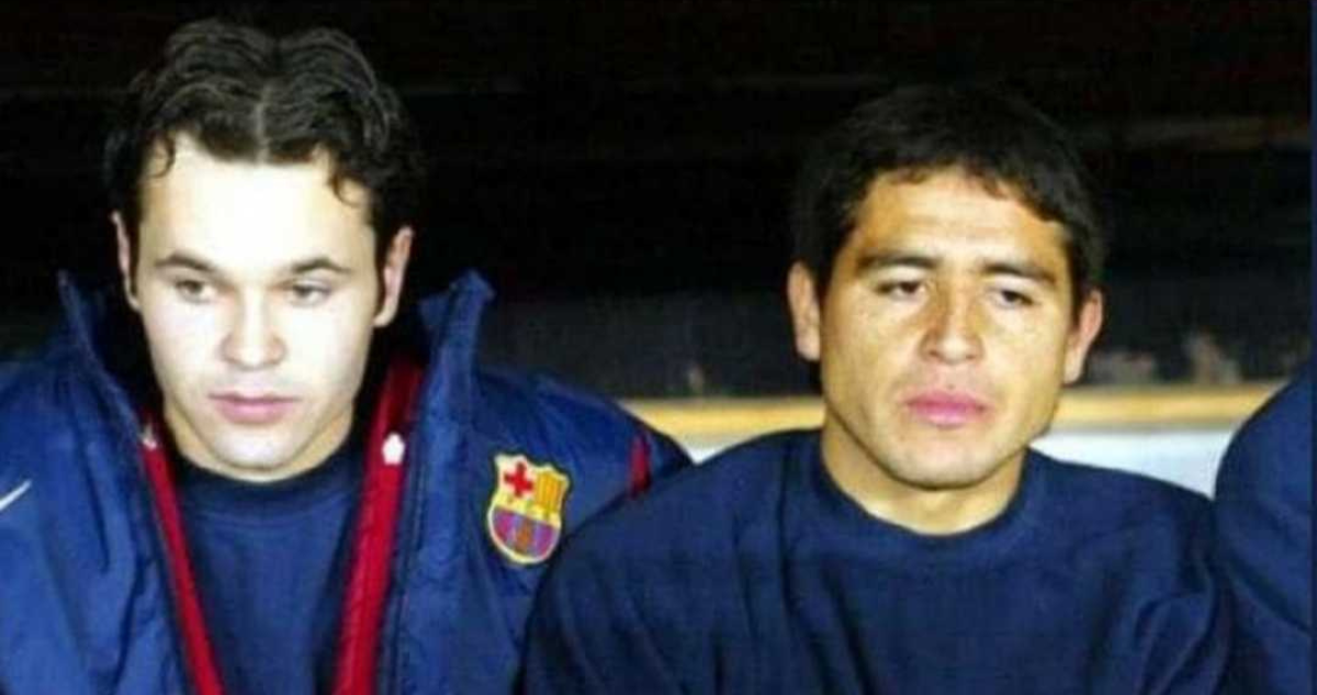 La sentida carta de Andrés Iniesta para Juan Román Riquelme.