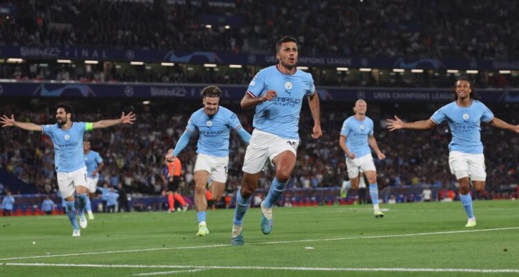 Rodri, el héroe del Manchester City en Champions contra el Inter