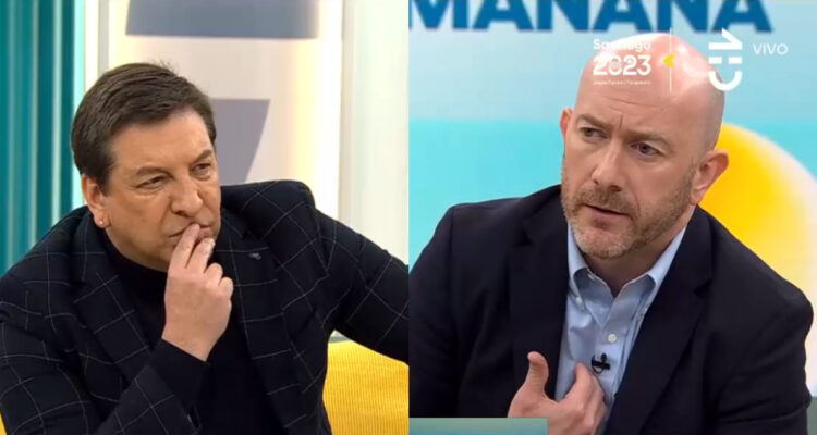 Julio César Rodríguez y Rafael Garay en el matinal de CHV.