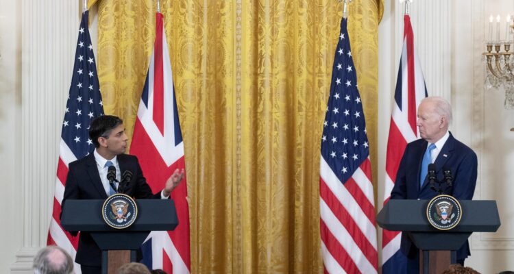 Joe Biden y Rishi Sunak