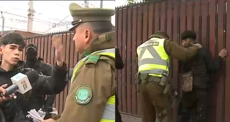 Joven trató de engañar a Carabineros