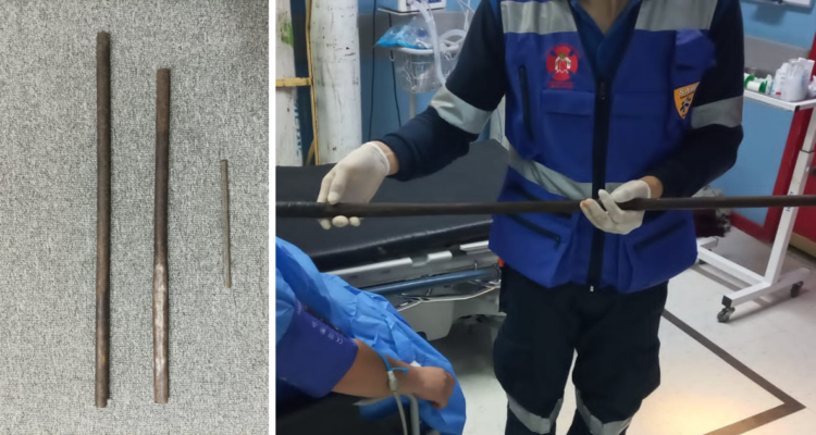 Lanza que quedó incrustada en cuello de mujer durante robo en Curacautín era para cazar jabalíes