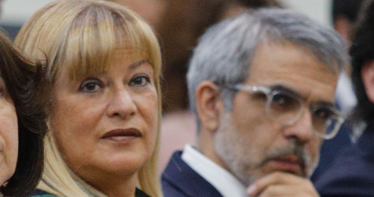 Fotografía de Ángela Vivanco (Corte Suprema) y Luis Cordero (ministro de Justicia)