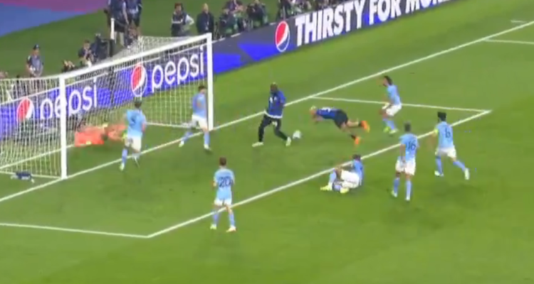 El error de Lukaku que costó la igualdad para el Inter.