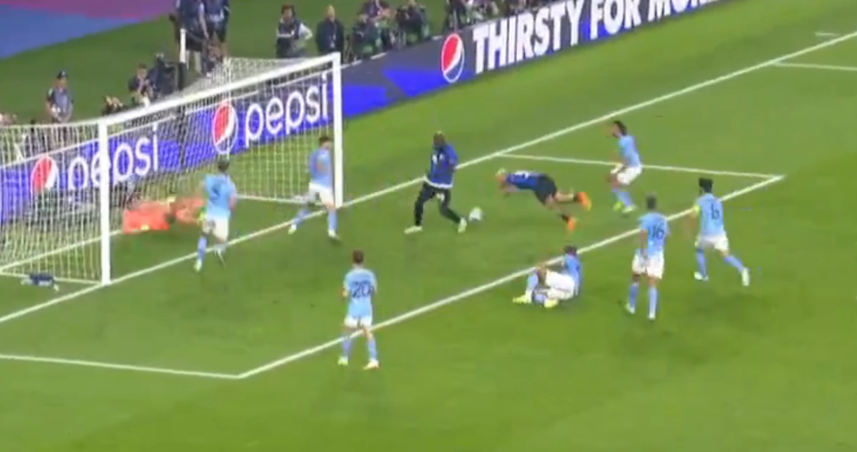 El error de Lukaku que costó la igualdad para el Inter.