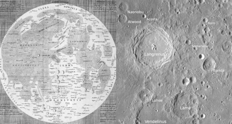 Primer mapa de la Luna